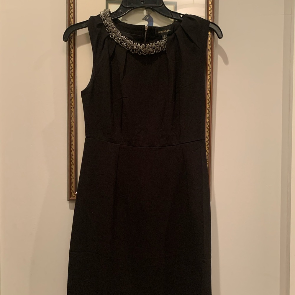 Black cocktail or church dress